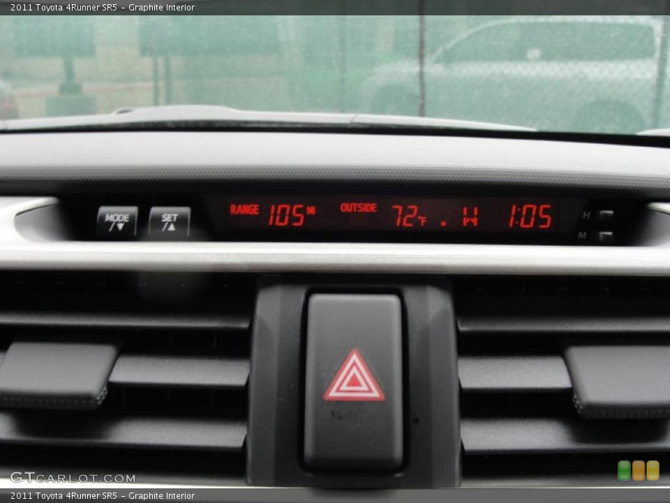Graphite Interior Controls for the 2011 Toyota 4Runner SR5 #45922252