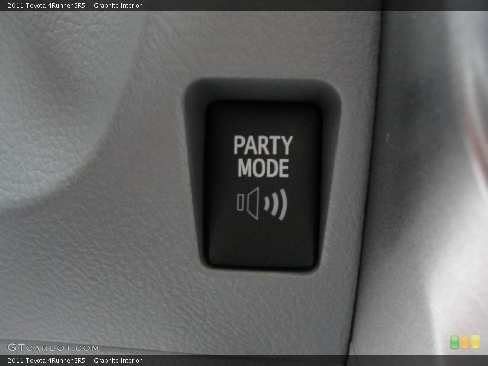 Graphite Interior Controls for the 2011 Toyota 4Runner SR5 #45922282