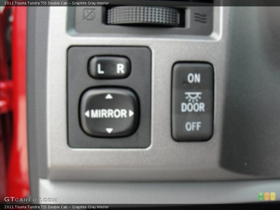 Graphite Gray Interior Controls for the 2011 Toyota Tundra TSS Double Cab #45924385