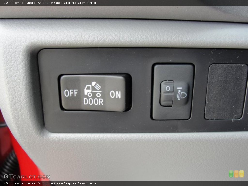 Graphite Gray Interior Controls for the 2011 Toyota Tundra TSS Double Cab #45924388