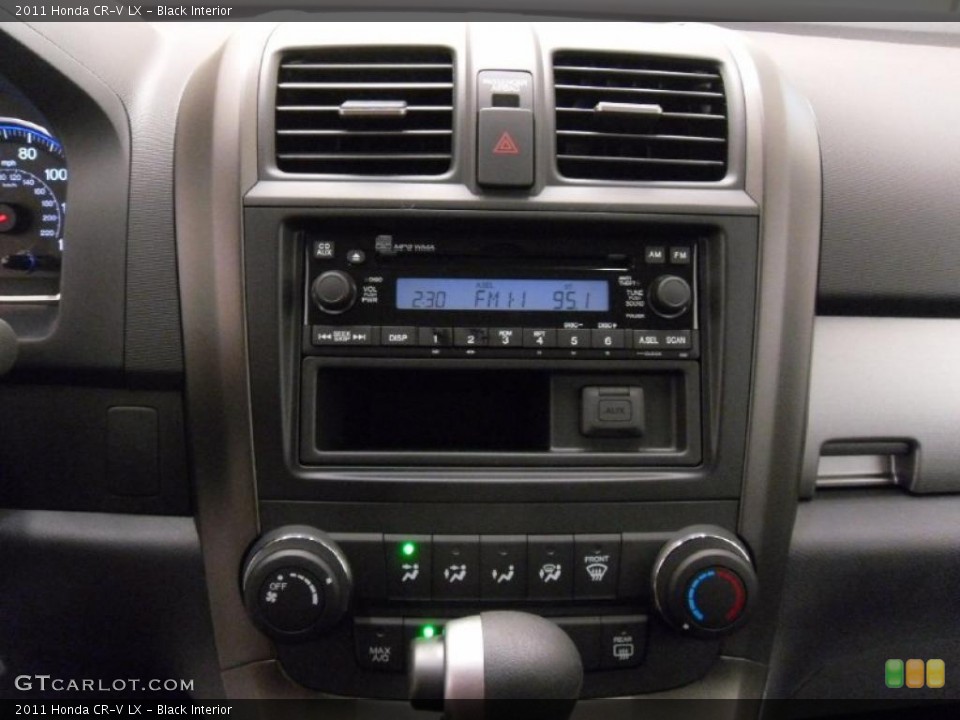 Black Interior Controls for the 2011 Honda CR-V LX #45925090