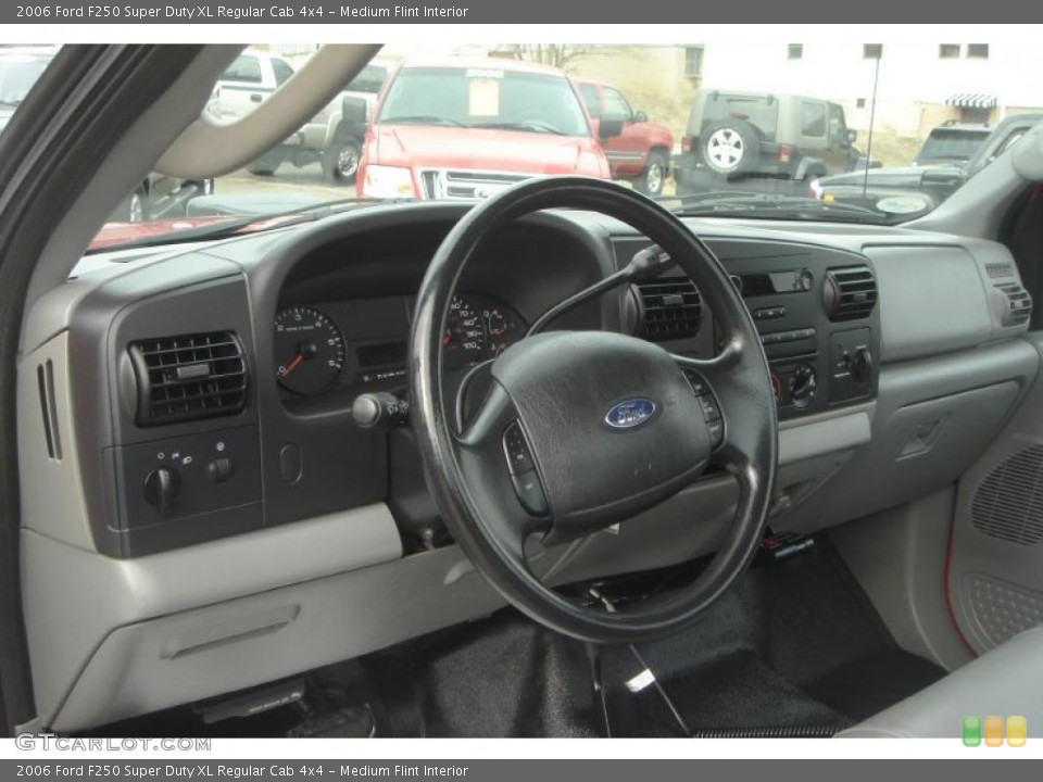 Medium Flint Interior Dashboard for the 2006 Ford F250 Super Duty XL Regular Cab 4x4 #45925432