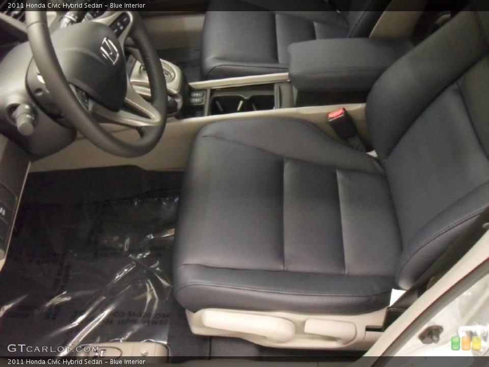 Blue Interior Photo for the 2011 Honda Civic Hybrid Sedan #45925906