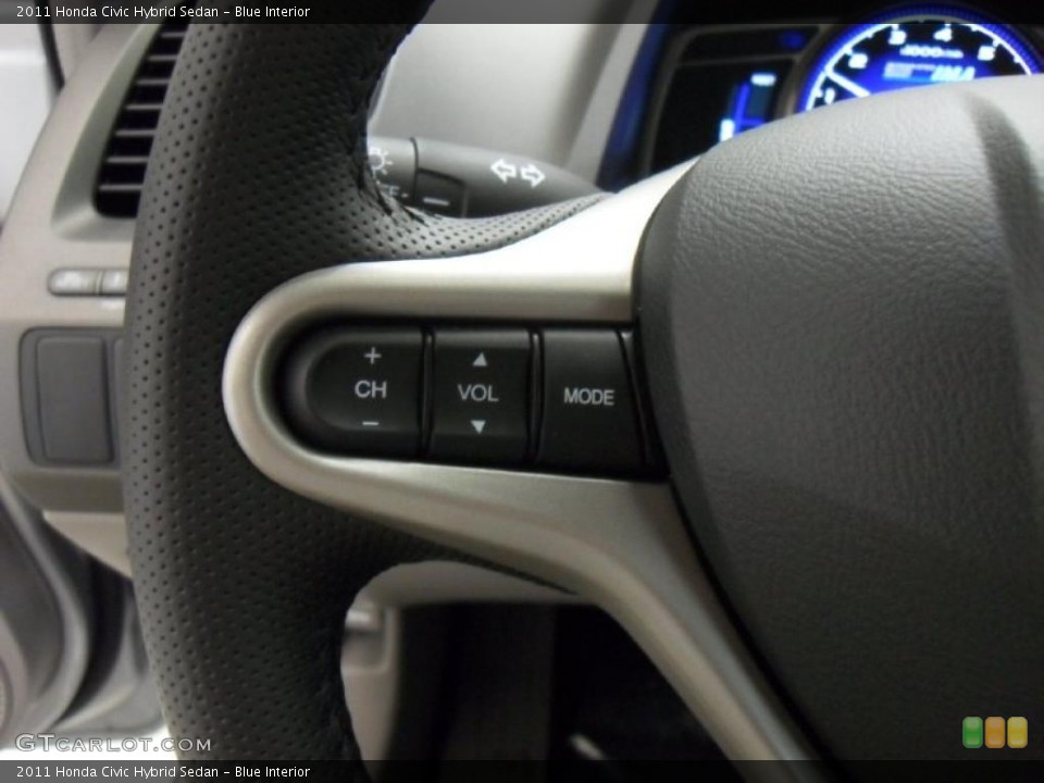 Blue Interior Controls for the 2011 Honda Civic Hybrid Sedan #45925984