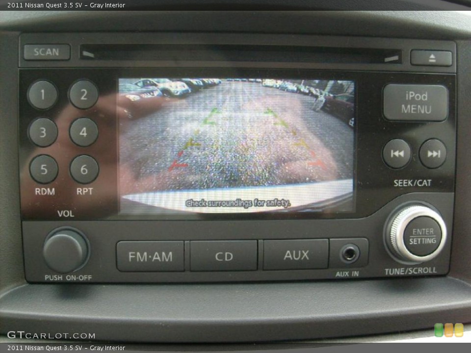 Gray Interior Controls for the 2011 Nissan Quest 3.5 SV #45926920