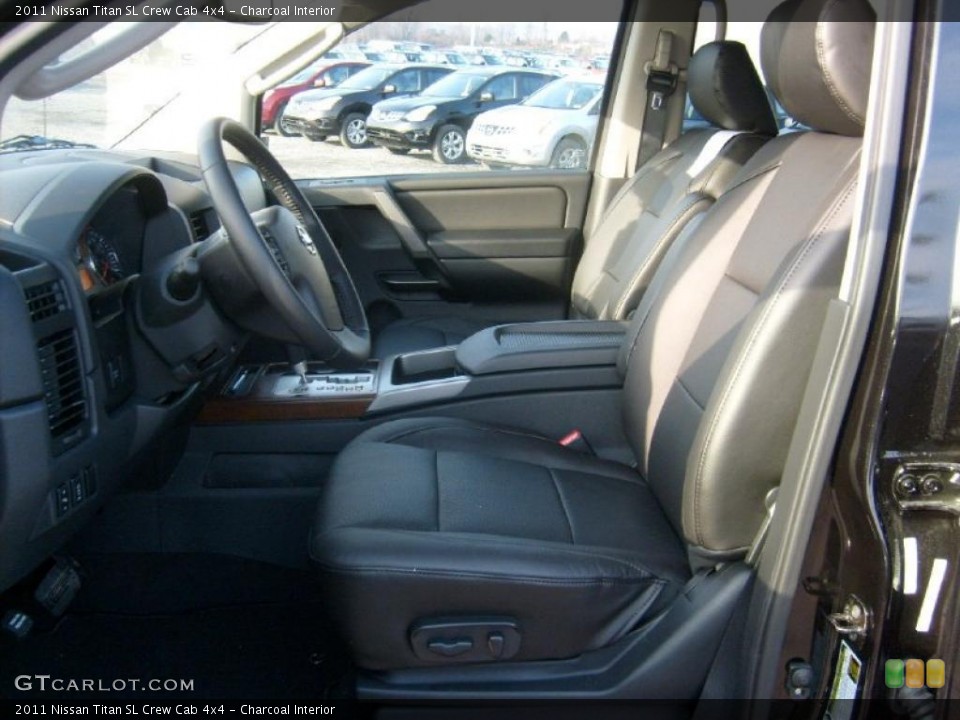 Charcoal Interior Photo for the 2011 Nissan Titan SL Crew Cab 4x4 #45927127