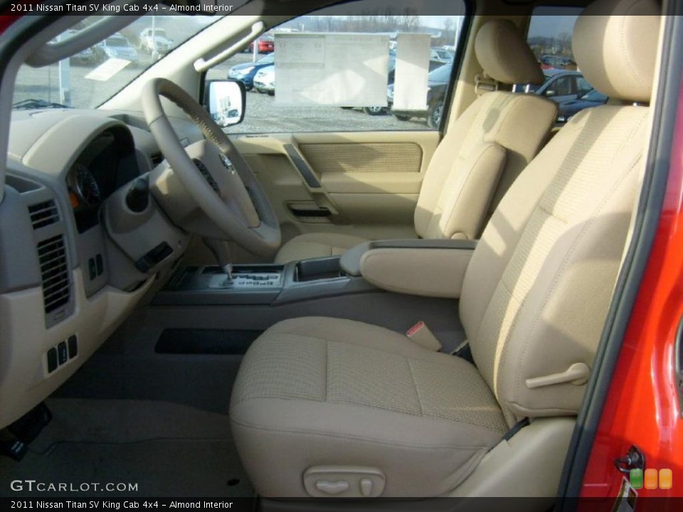 Almond Interior Photo for the 2011 Nissan Titan SV King Cab 4x4 #45927298