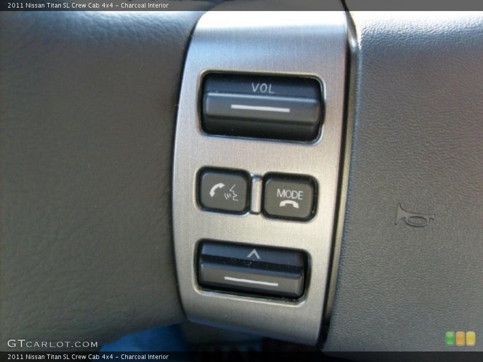 Charcoal Interior Controls for the 2011 Nissan Titan SL Crew Cab 4x4 #45927496