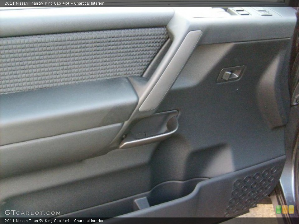 Charcoal Interior Door Panel for the 2011 Nissan Titan SV King Cab 4x4 #45927706