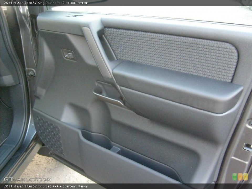 Charcoal Interior Door Panel for the 2011 Nissan Titan SV King Cab 4x4 #45927730