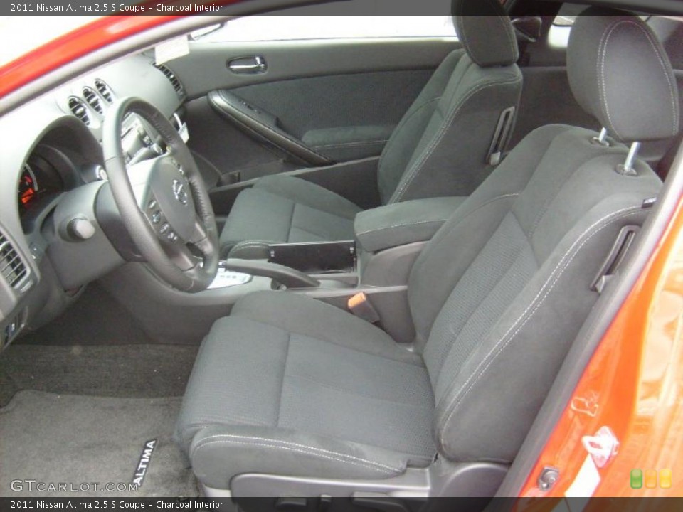 Charcoal Interior Photo for the 2011 Nissan Altima 2.5 S Coupe #45927802