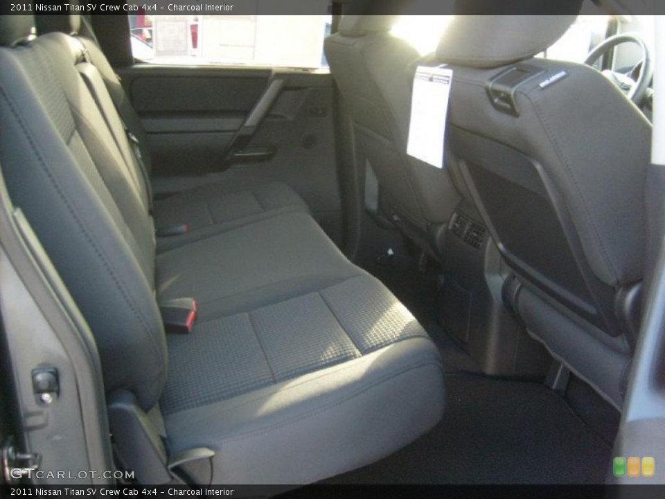 Charcoal Interior Photo for the 2011 Nissan Titan SV Crew Cab 4x4 #45927985
