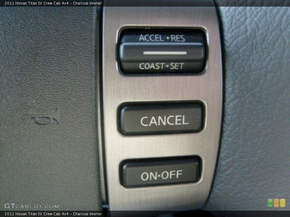 Charcoal Interior Controls for the 2011 Nissan Titan SV Crew Cab 4x4 #45927997