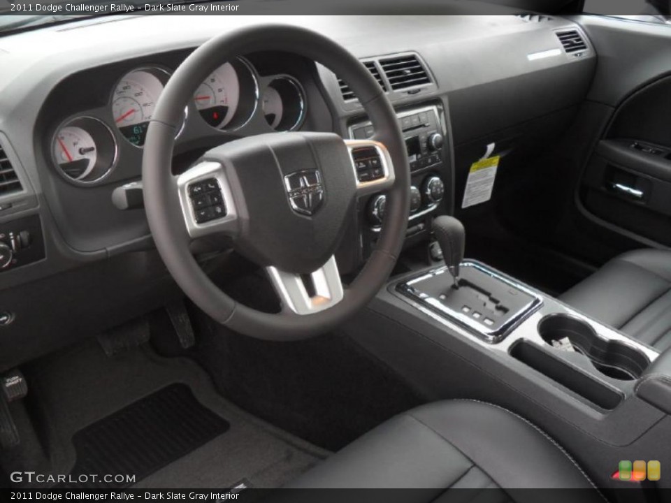 Dark Slate Gray Interior Prime Interior for the 2011 Dodge Challenger Rallye #45928045