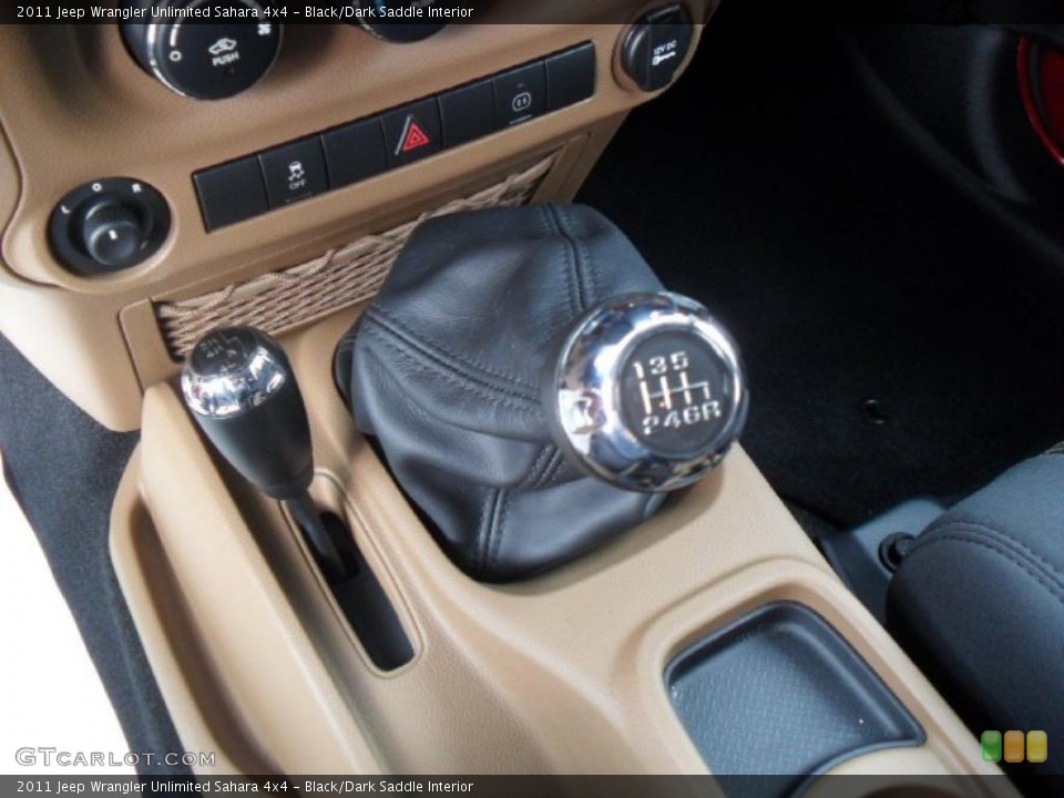 Black/Dark Saddle Interior Transmission for the 2011 Jeep Wrangler Unlimited Sahara 4x4 #45928078