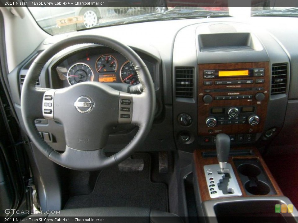 Charcoal Interior Dashboard for the 2011 Nissan Titan SL Crew Cab 4x4 #45928594