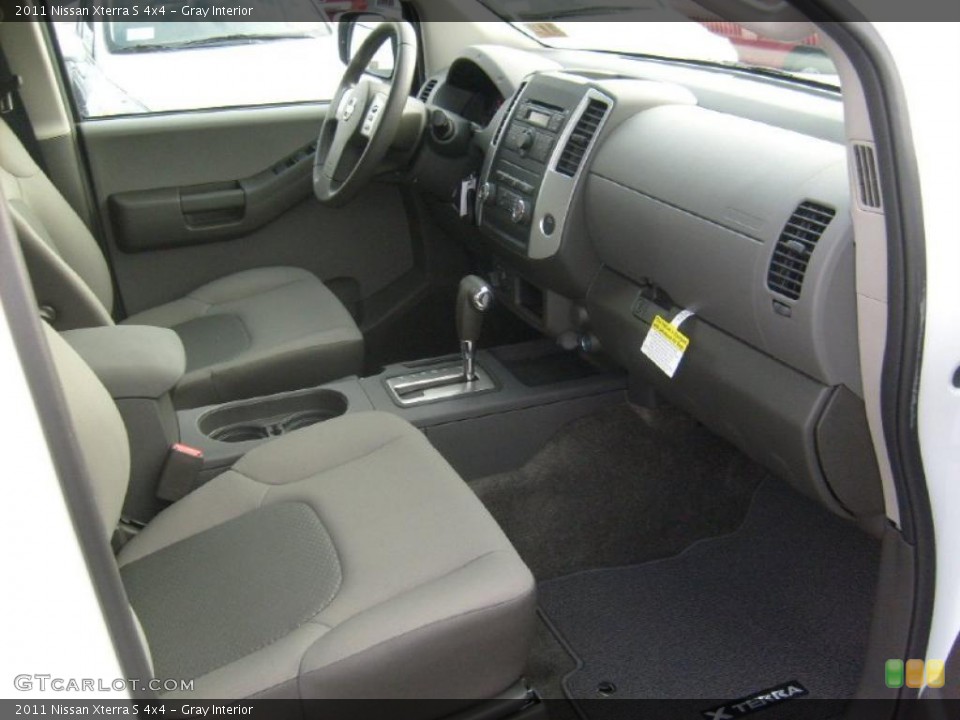 Gray Interior Dashboard for the 2011 Nissan Xterra S 4x4 #45928597