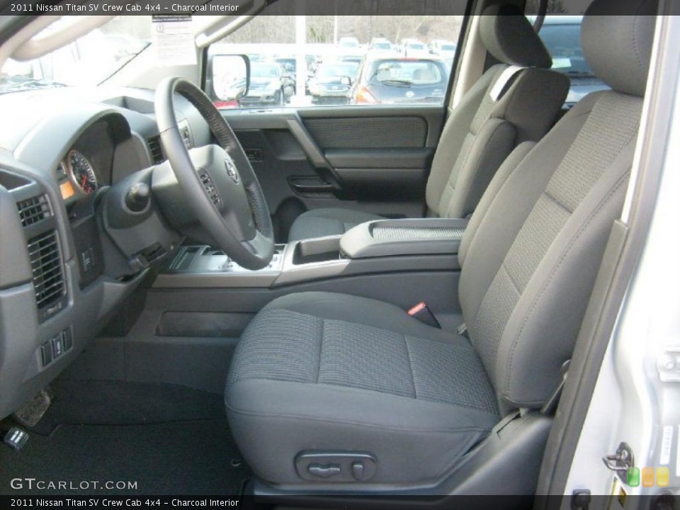 Charcoal Interior Photo for the 2011 Nissan Titan SV Crew Cab 4x4 #45929149
