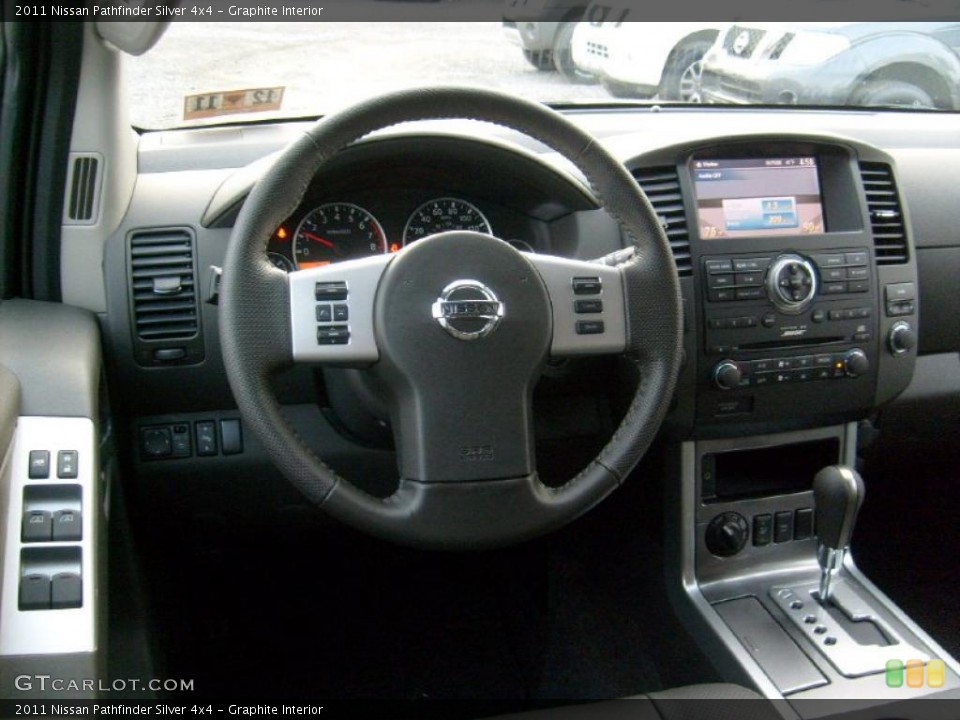 Graphite Interior Dashboard for the 2011 Nissan Pathfinder Silver 4x4 #45929212