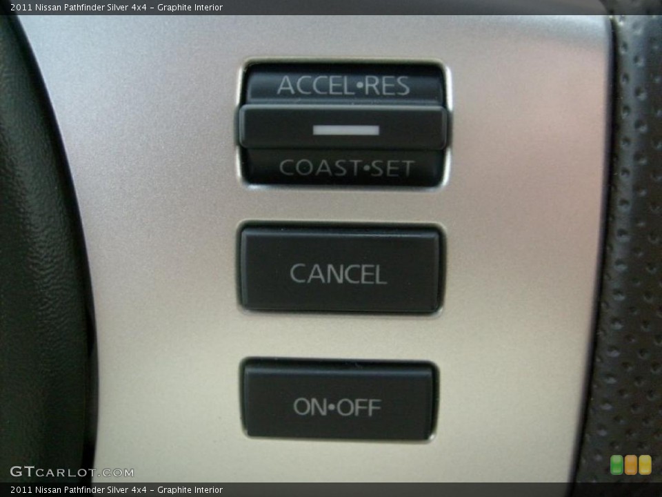 Graphite Interior Controls for the 2011 Nissan Pathfinder Silver 4x4 #45929242