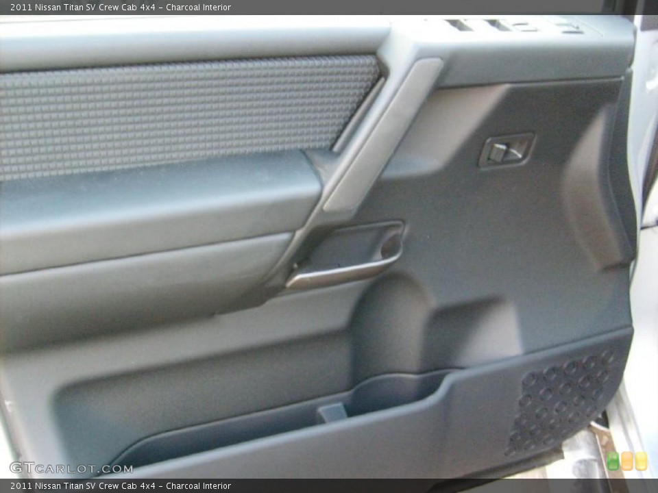 Charcoal Interior Door Panel for the 2011 Nissan Titan SV Crew Cab 4x4 #45929410