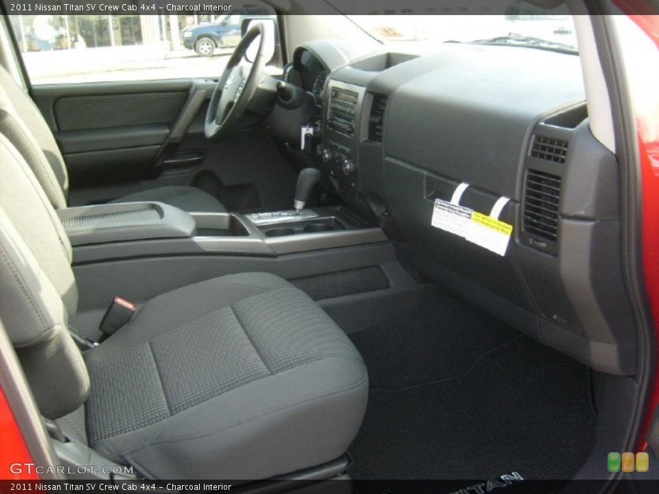 Charcoal Interior Photo for the 2011 Nissan Titan SV Crew Cab 4x4 #45929698