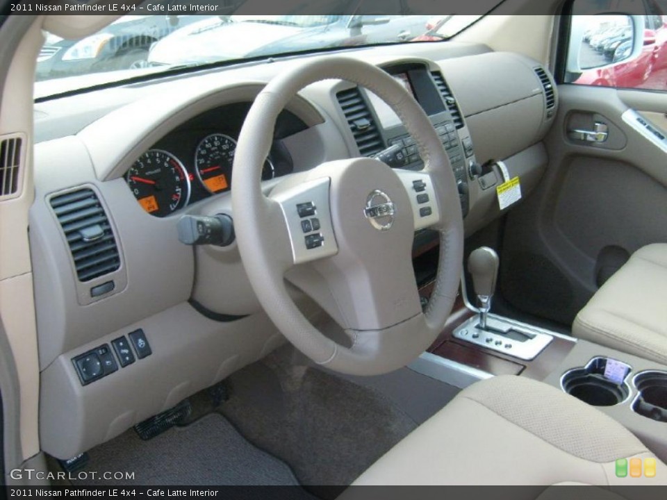 Cafe Latte Interior Dashboard for the 2011 Nissan Pathfinder LE 4x4 #45929965
