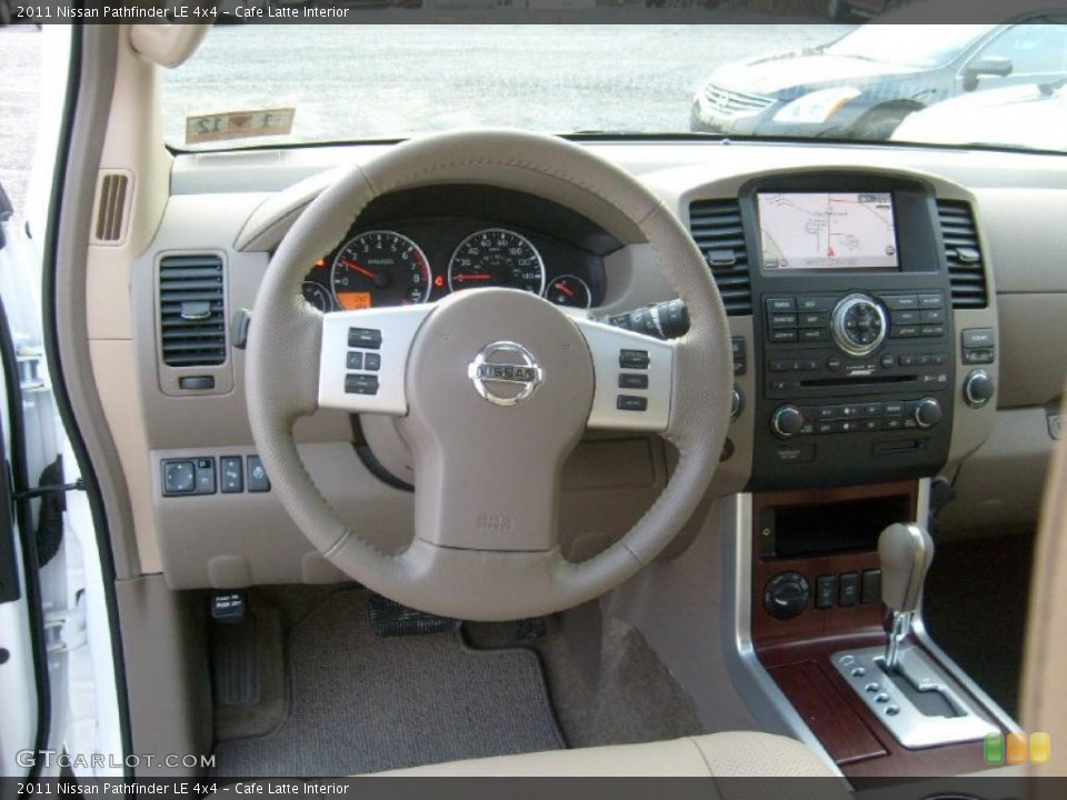 Cafe Latte Interior Dashboard for the 2011 Nissan Pathfinder LE 4x4 #45929971