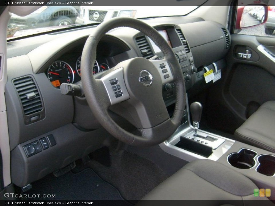 Graphite Interior Dashboard for the 2011 Nissan Pathfinder Silver 4x4 #45930136