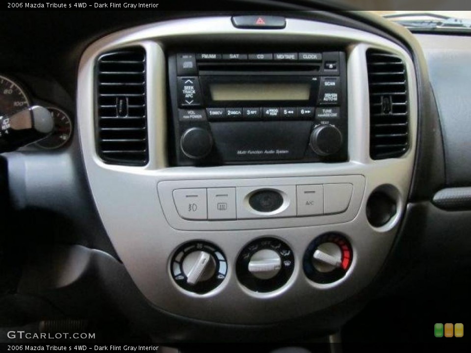 Dark Flint Gray Interior Controls for the 2006 Mazda Tribute s 4WD #45930223