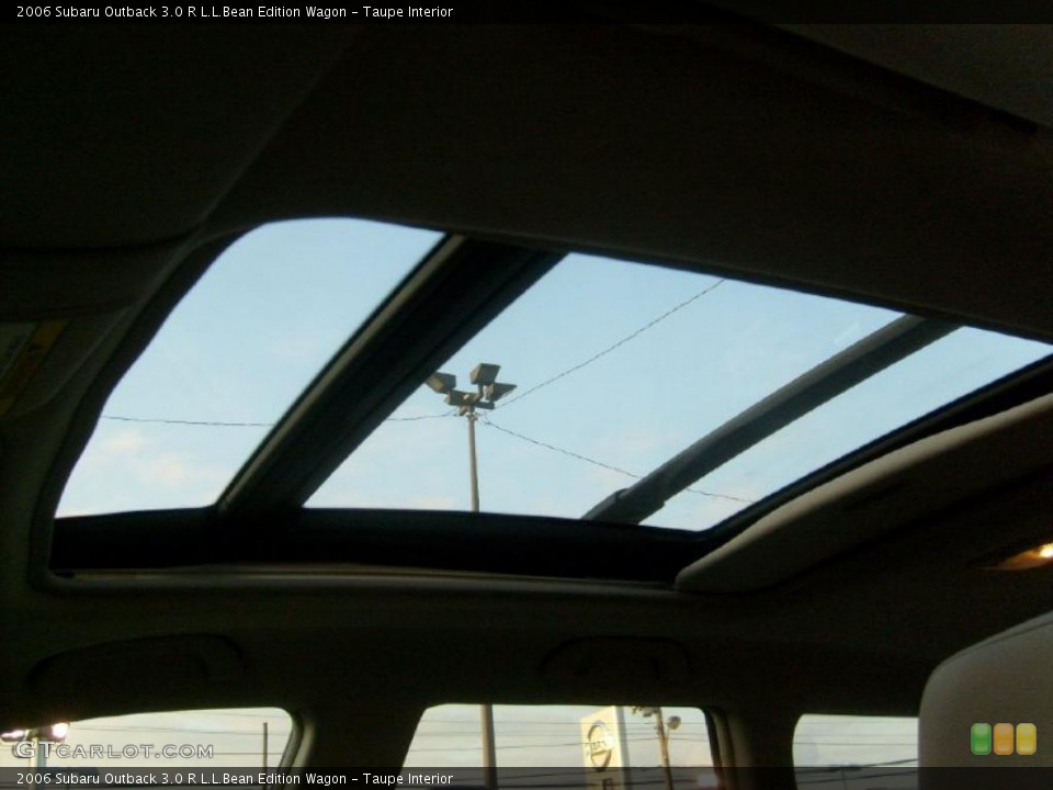 Taupe Interior Sunroof for the 2006 Subaru Outback 3.0 R L.L.Bean Edition Wagon #45930523