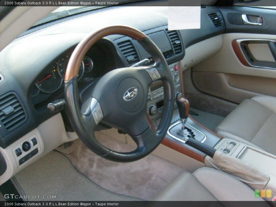 Taupe Interior Photo for the 2006 Subaru Outback 3.0 R L.L.Bean Edition Wagon #45930631