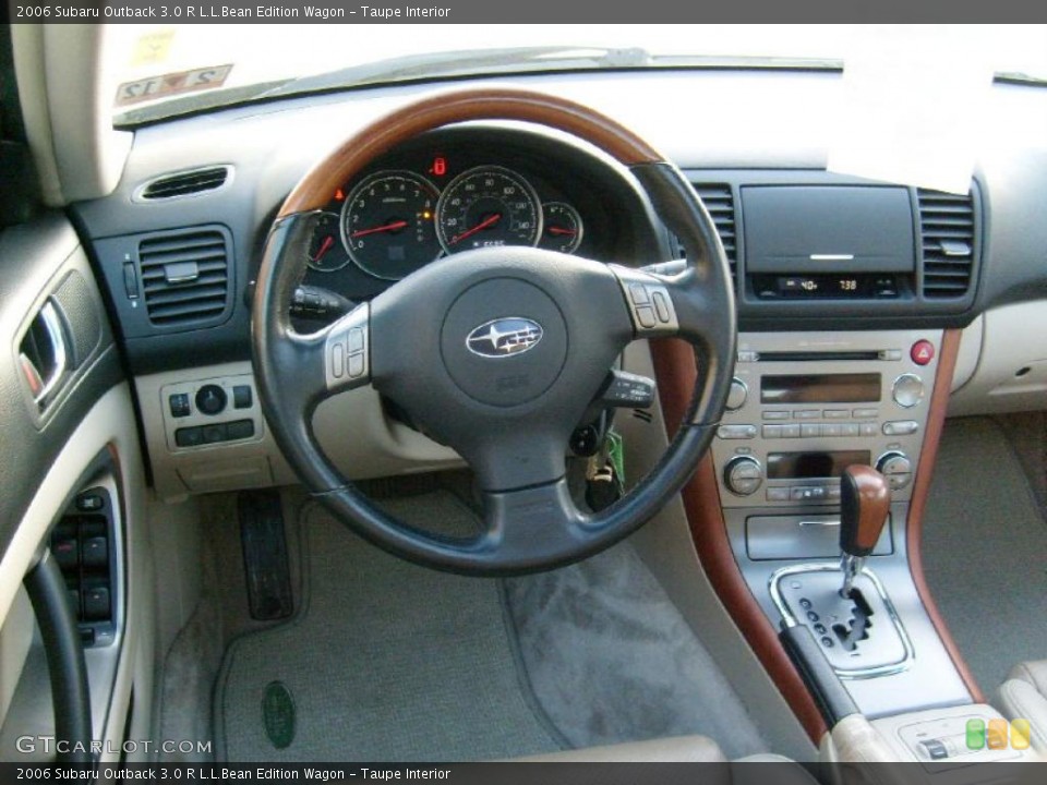 Taupe Interior Dashboard for the 2006 Subaru Outback 3.0 R L.L.Bean Edition Wagon #45930655