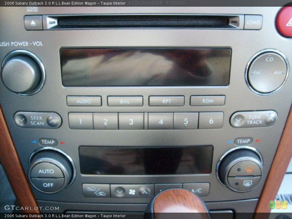 Taupe Interior Controls for the 2006 Subaru Outback 3.0 R L.L.Bean Edition Wagon #45930697