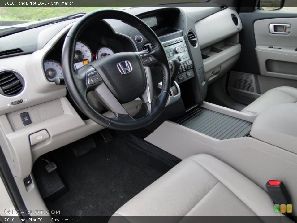 Gray Interior Prime Interior for the 2010 Honda Pilot EX-L #45931423