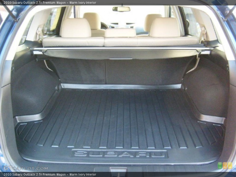 Warm Ivory Interior Trunk for the 2010 Subaru Outback 2.5i Premium Wagon #45931501