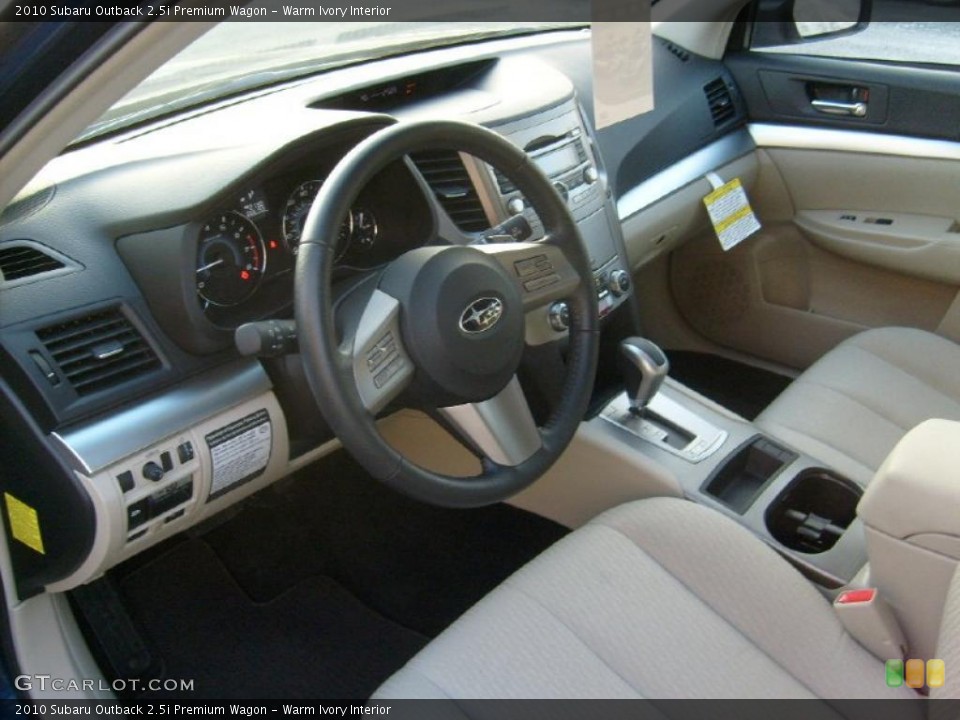 Warm Ivory Interior Photo for the 2010 Subaru Outback 2.5i Premium Wagon #45931570
