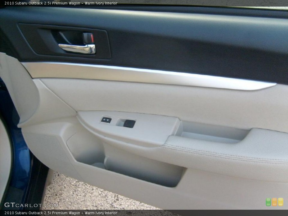 Warm Ivory Interior Door Panel for the 2010 Subaru Outback 2.5i Premium Wagon #45931627