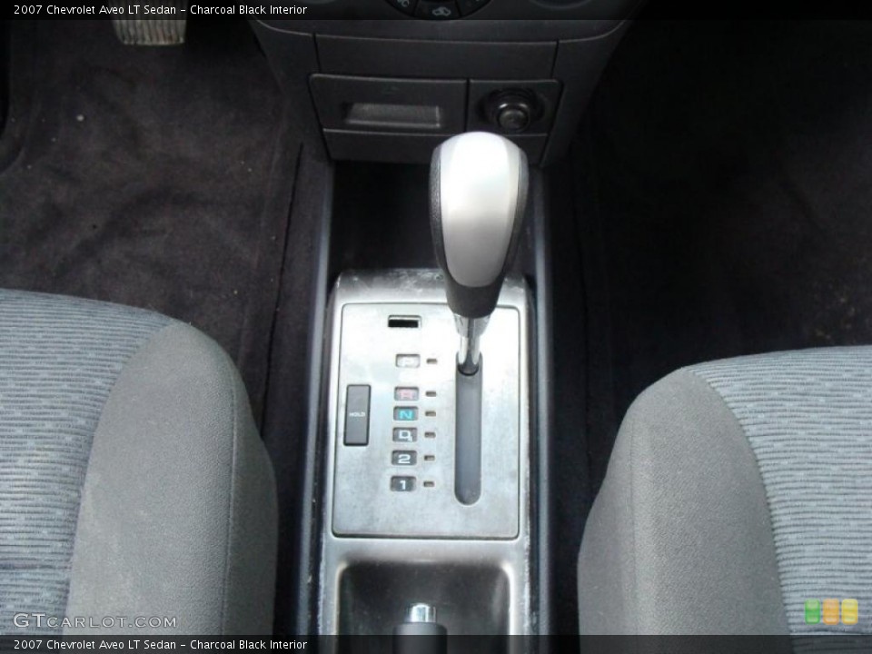 Charcoal Black Interior Transmission for the 2007 Chevrolet Aveo LT Sedan #45932568