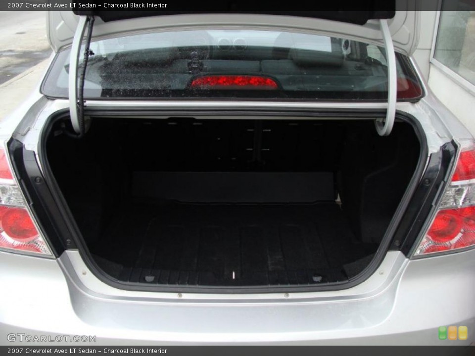 Charcoal Black Interior Trunk for the 2007 Chevrolet Aveo LT Sedan #45932586