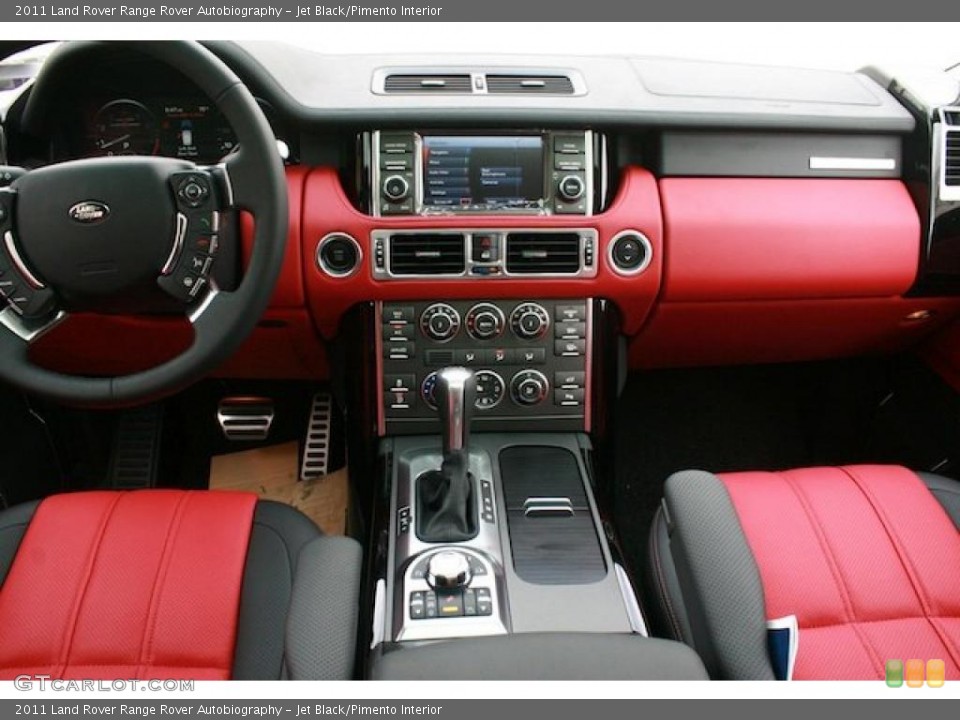 Jet Black/Pimento Interior Dashboard for the 2011 Land Rover Range Rover Autobiography #45932646