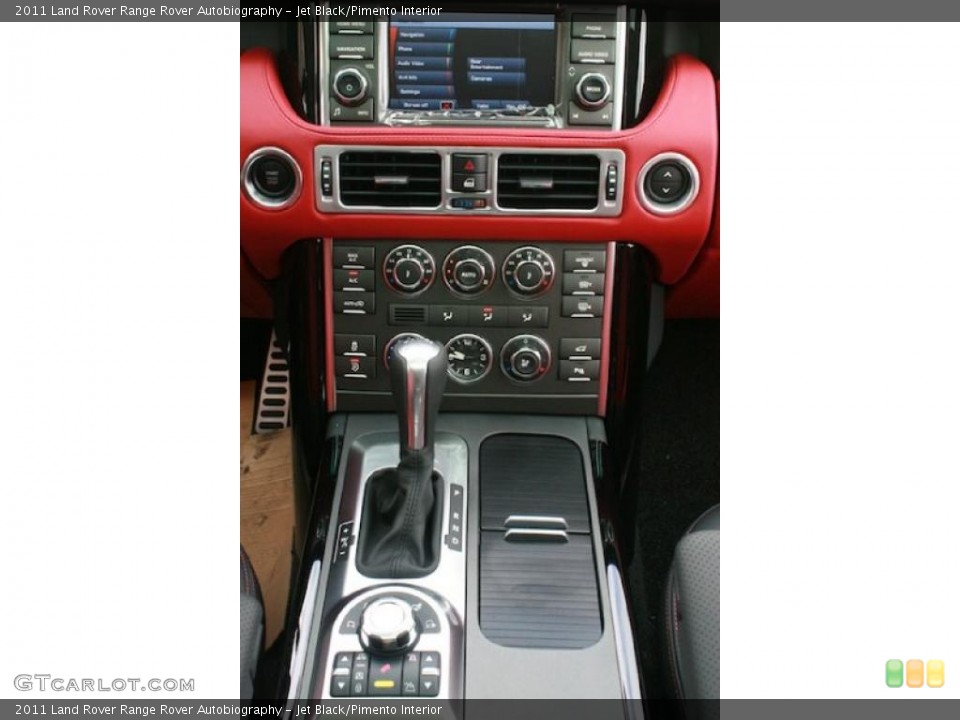 Jet Black/Pimento Interior Controls for the 2011 Land Rover Range Rover Autobiography #45932706