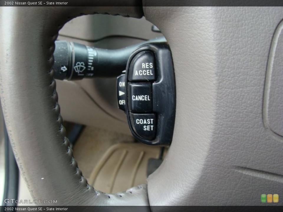 Slate Interior Controls for the 2002 Nissan Quest SE #45932874