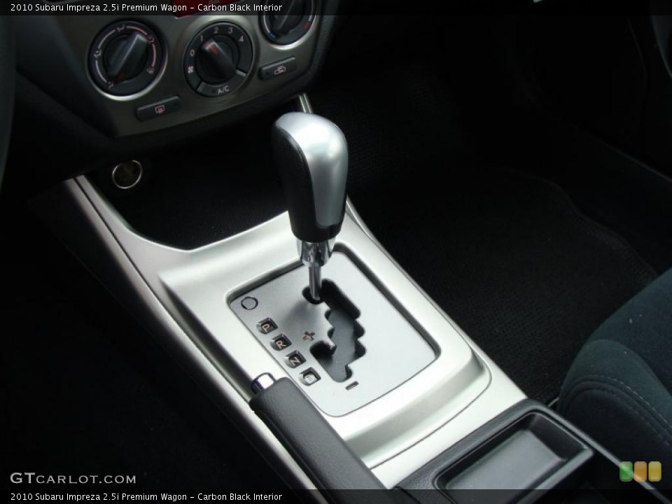 Carbon Black Interior Transmission for the 2010 Subaru Impreza 2.5i Premium Wagon #45934113