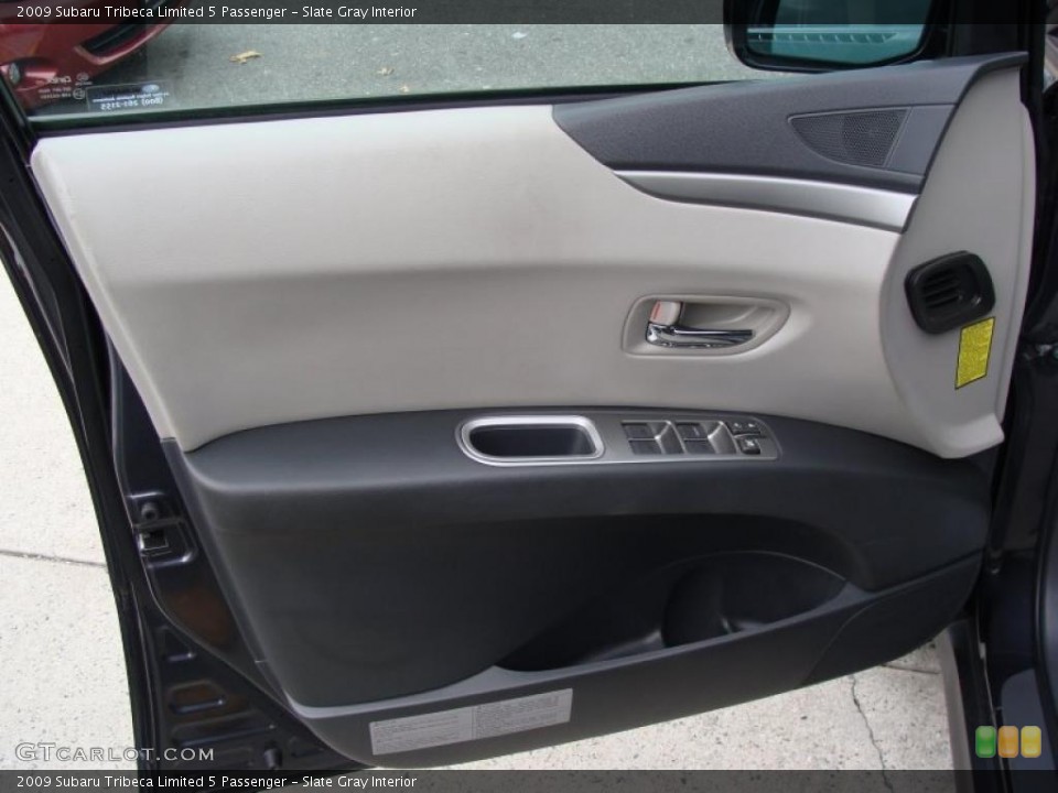 Slate Gray Interior Door Panel for the 2009 Subaru Tribeca Limited 5 Passenger #45934233