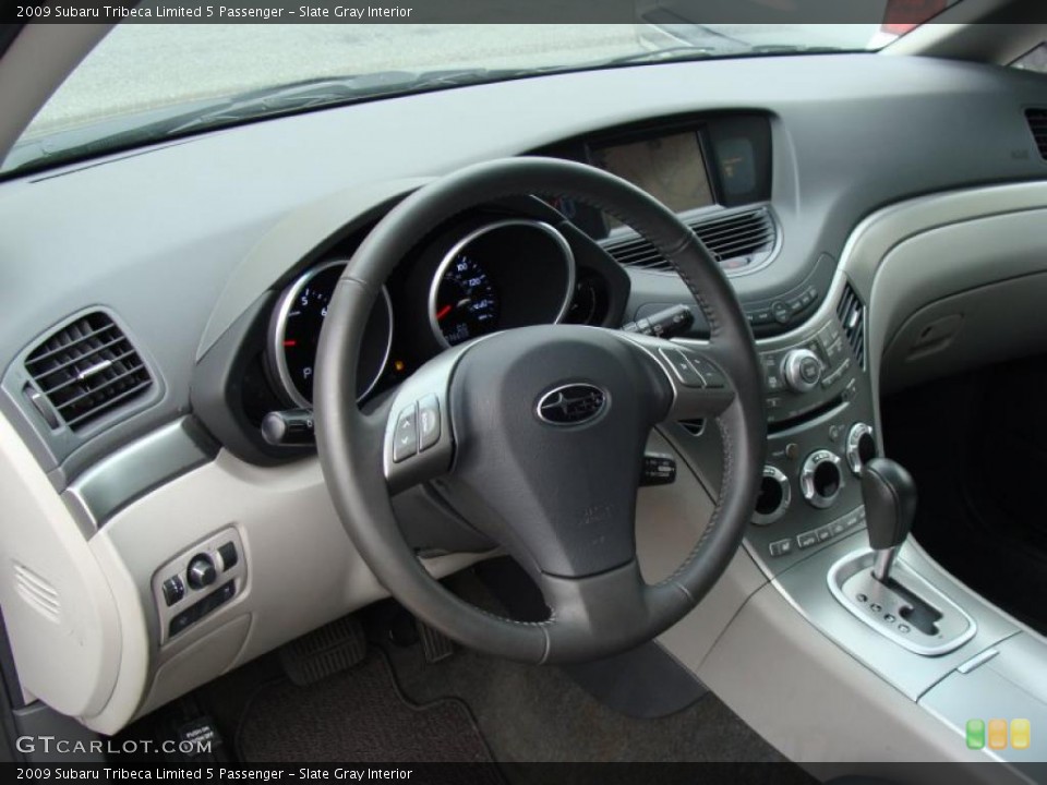Slate Gray Interior Dashboard for the 2009 Subaru Tribeca Limited 5 Passenger #45934260