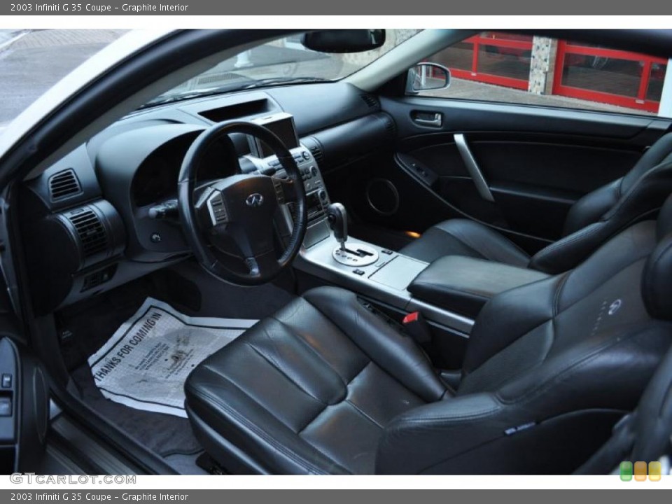 Graphite Interior Photo for the 2003 Infiniti G 35 Coupe #45934578