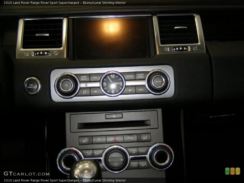 Ebony/Lunar Stitching Interior Controls for the 2010 Land Rover Range Rover Sport Supercharged #45936381