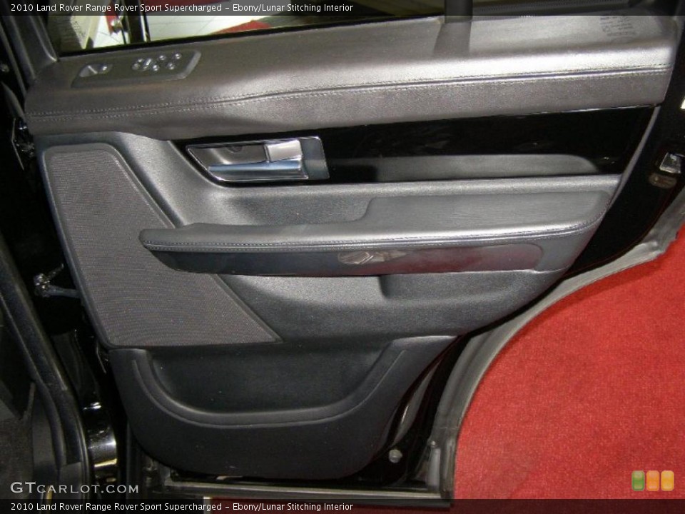 Ebony/Lunar Stitching Interior Door Panel for the 2010 Land Rover Range Rover Sport Supercharged #45936492