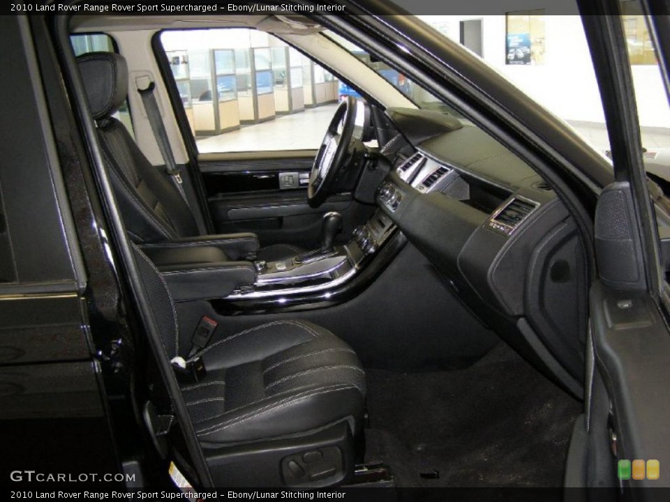 Ebony/Lunar Stitching Interior Photo for the 2010 Land Rover Range Rover Sport Supercharged #45936525